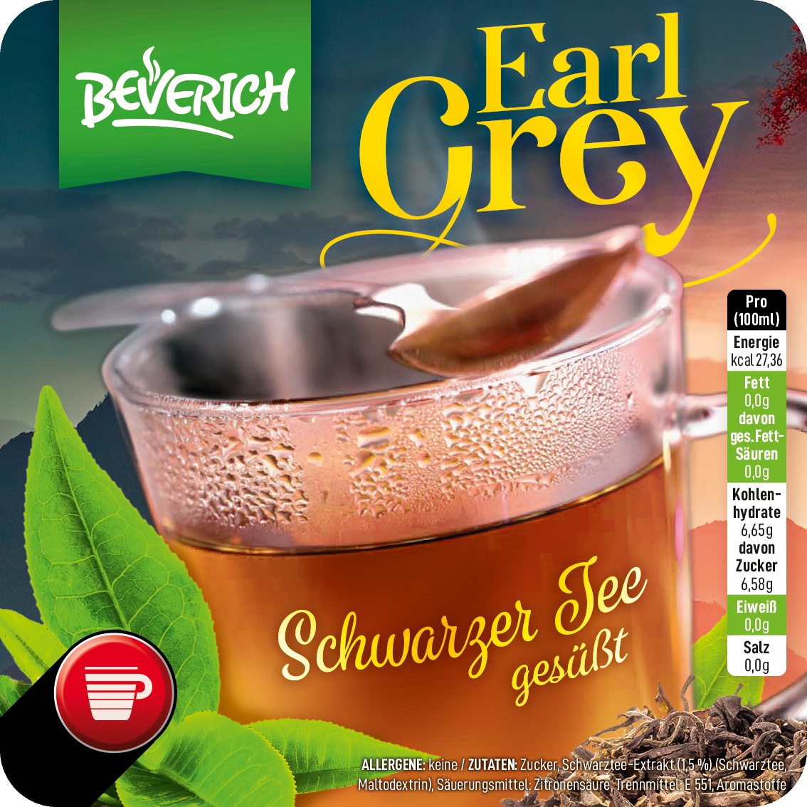 BEVERICH - Earl Grey - Schwarzer Tee
