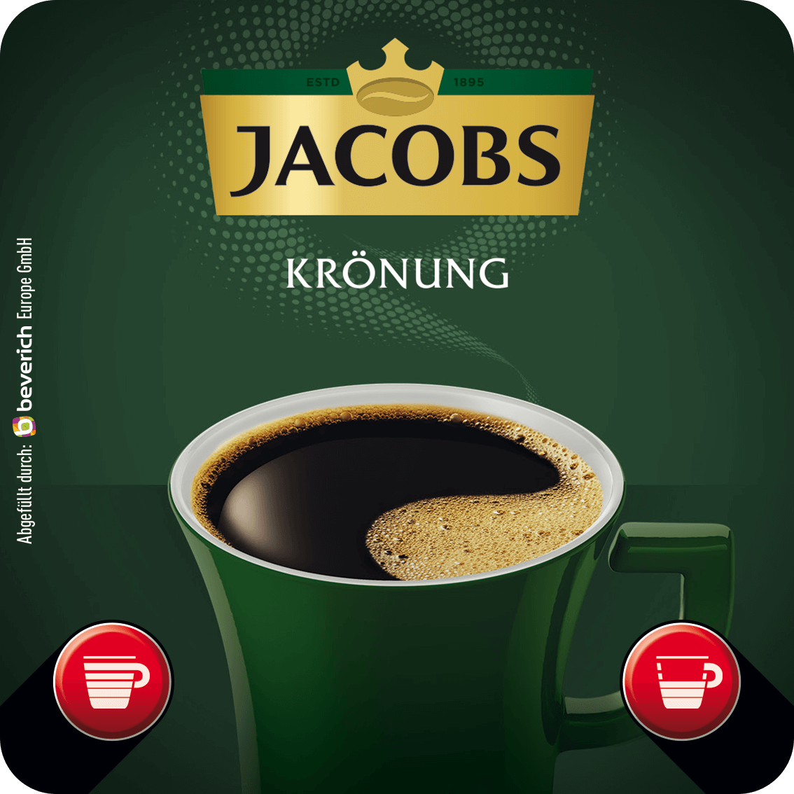 JACOBS - Krönung (V2.3 / kräftig) - Schwarz