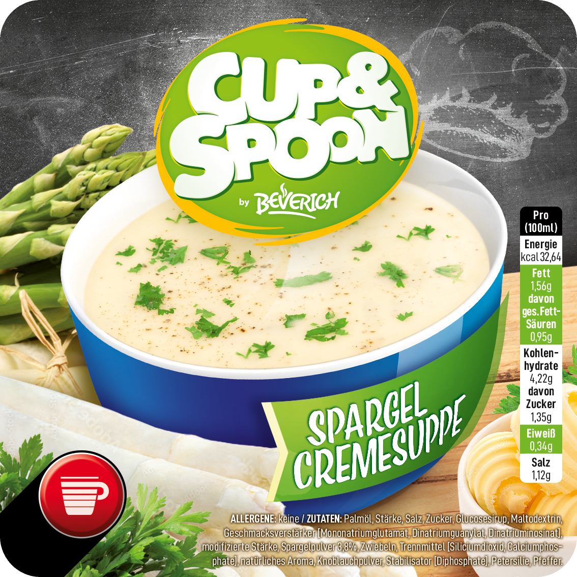 Cup&Spoon - Spargelcremesuppe